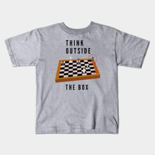 Cool chess board design Kids T-Shirt